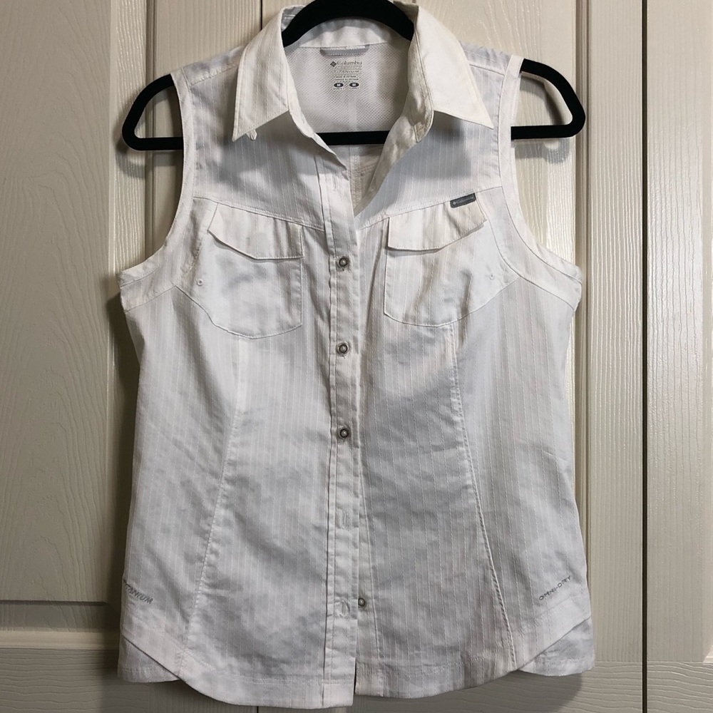 Columbia Titanium Omni Dry White Vest